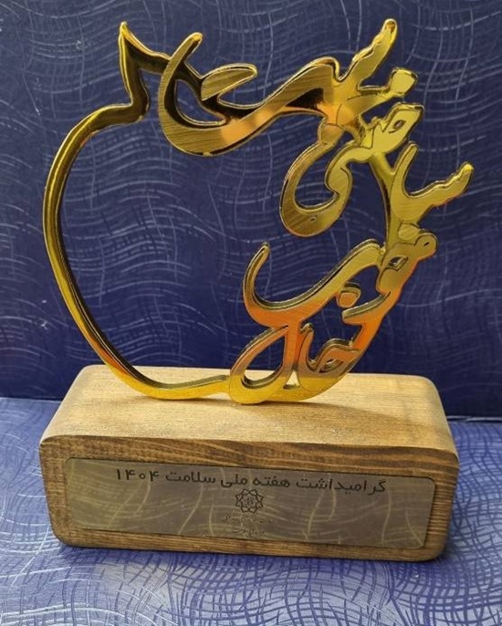 قدردانی معاونت امور اجتماعی و فرهنگی شهرداری از مهندس کسری مومنیان مدیریت نظارت بر مواد غذایی، آرایشی و بهداشتی  