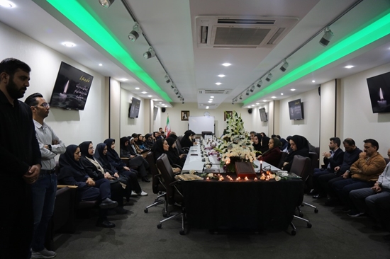 مراسم یادبود درگذشت مادر همکار، داوود نعمتی در معاونت غذا و دارو دانشگاه علوم پزشکی تهران 