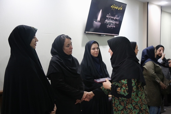 برگزاری مراسم یادبود پدر همکار خانم هاشم زاده 