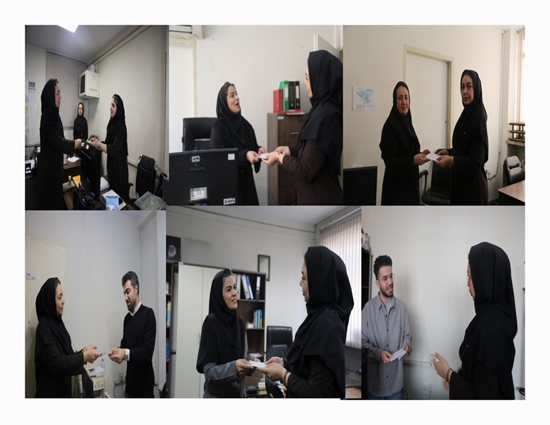 برگزاری تولد همکاران بهمن ماه در معاونت غذاو دارو دانشگاه علوم پزشکی تهران 