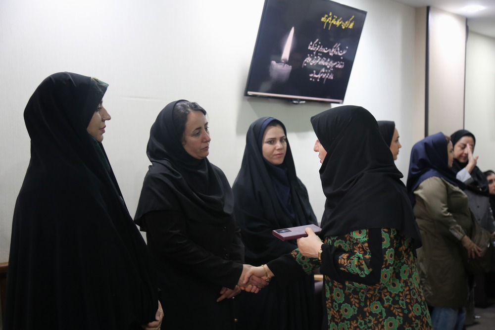برگزاری مراسم یادبود پدر همکار خانم هاشم زاده 